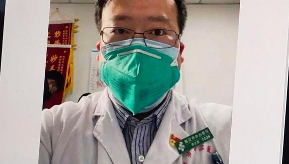 Redes sociales en China rinden homenaje a médico fallecido que alertó sobre el coronavirus. (EFE).