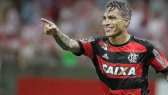 Flamengo venció al Santos con dos asistencias de Paolo Guerrero