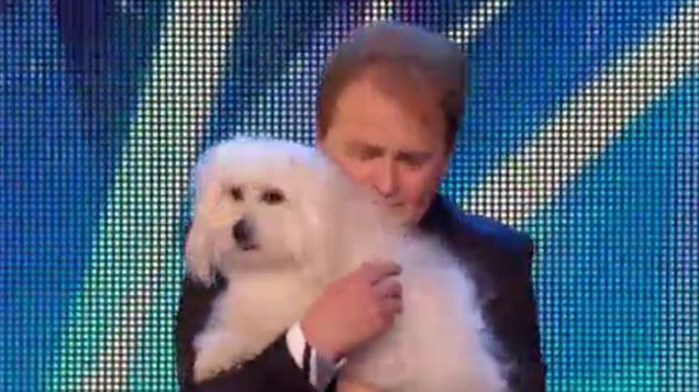 Un hombre hace "hablar" a su perrita en Britain's Got Talent