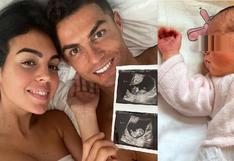 Cristiano Ronaldo y Georgina Rodríguez presentan a su última bebé con tiernas fotos