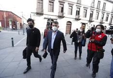 Julio Guzmán llega a Palacio de Gobierno para reunión con el presidente Sagasti 