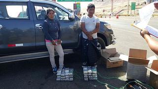 PNP de Arequipa incauta 27 kilos de droga camuflado en vehículo