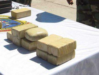 Decomisan 12 kilos de PBC en bus