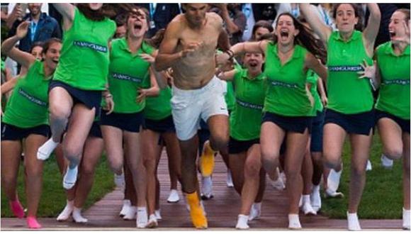 Rafael Nadal: su baño como campeón del Godó es el video más visitado de la ATP