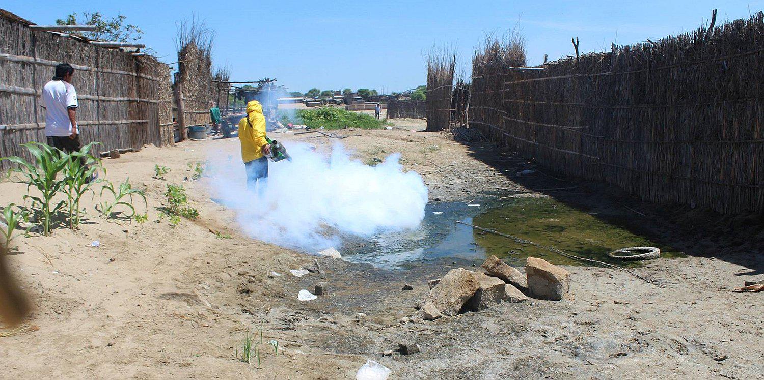 Piura: En La Unión no se detiene la campaña de fumigación contra el dengue
