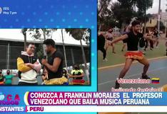 Como un profesional: profesor venezolano llama la atención al bailar música peruana