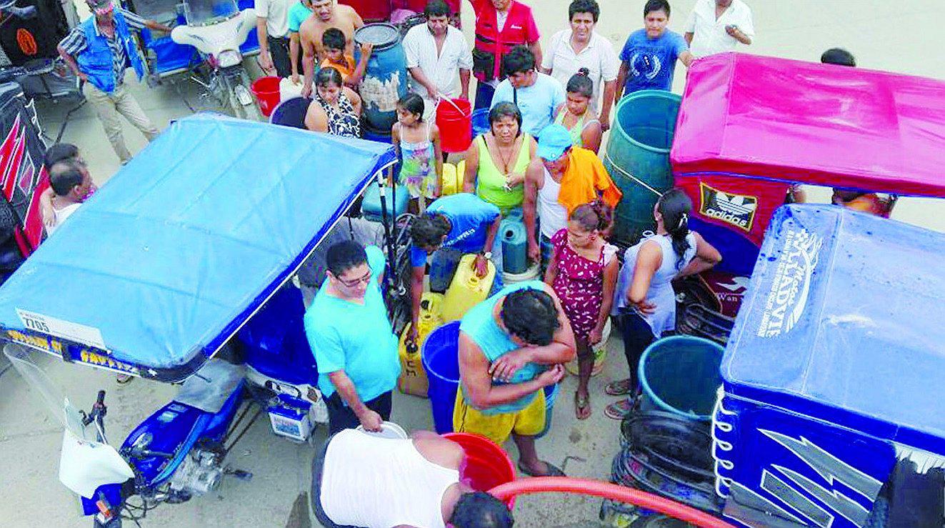 Tumbes: 8 mil familias entre Aguas Verdes y José Lishner padecen por agua