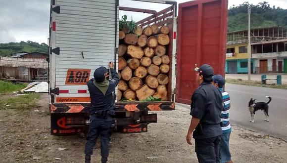 Guerra al tráfico de madera en Huánuco