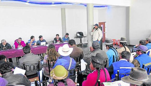 Puno: ​diálogo por el agua prevalece en Ocuviri y Vilavila
