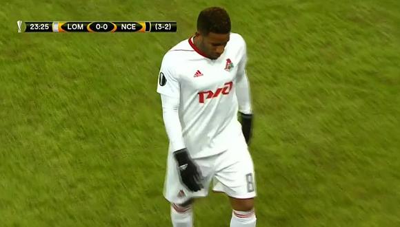 Jefferson Farfán sufrió una lesión en partido por la UEFA Europa League (VIDEO)