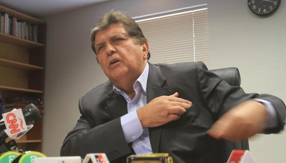 Alan García enfrenta hoy a la Megacomisión 