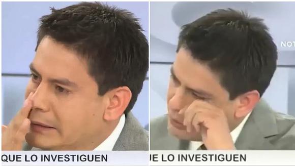 Edwin Vergara se quiebra durante entrevista cuando le preguntan por exsocio narcotraficante (VIDEO)