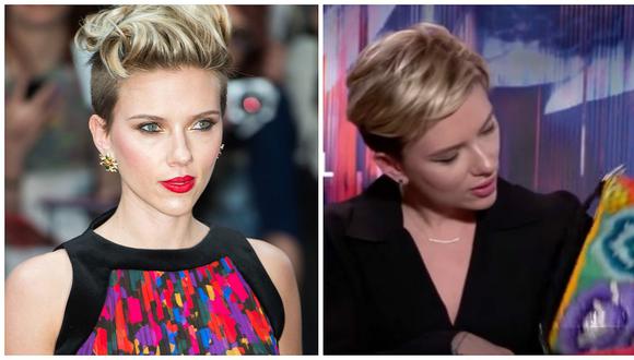 Scarlett Johansson recibe bolso hecho por peruanas y esta fue su reacción (VIDEO)