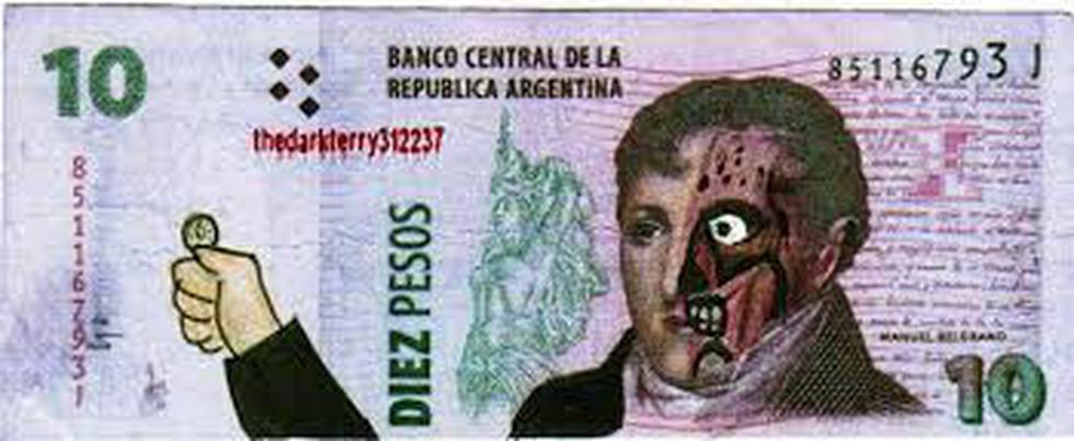 Se burlan de la inflación en Argentina creando billetes de Alf, Batman y Los Simpsons