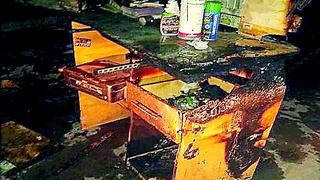 Más de 5 mil soles se pierde en incendio de almacén de panadería en El Tambo