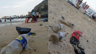 Bañistas dejaron sucia la playa Caleta Colorada en Nuevo Chimbote (FOTOS)