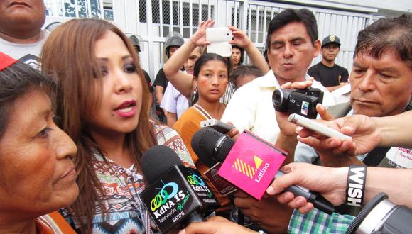 ¿Qué dijo Cecília García al salir de la Fiscalía de Chanchamayo? (VIDEO)