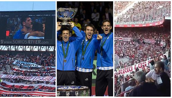 ​Copa Davis: así hinchas del River Plate celebraron victoria de Argentina (VIDEO)