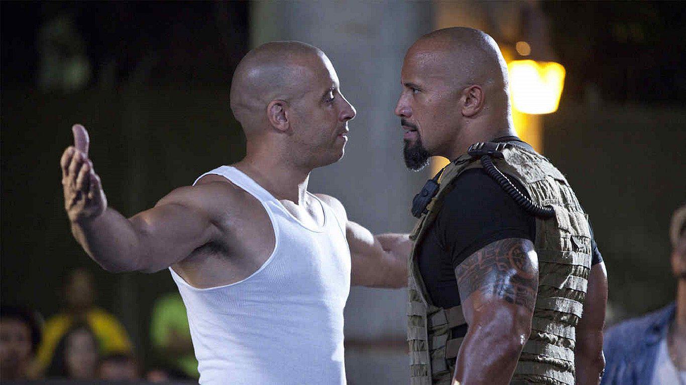 “La Roca” agradece a todo el elenco de 'Rápidos y Furiosos 8' menos a Vin Diesel