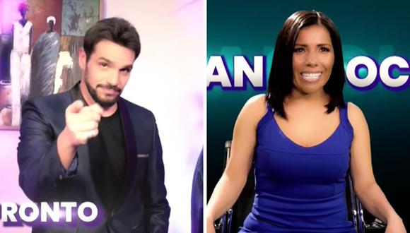 Ismael La Rosa y Susan Ochoa juntos en el nuevo programa de ATV. (Foto: captura ATV)