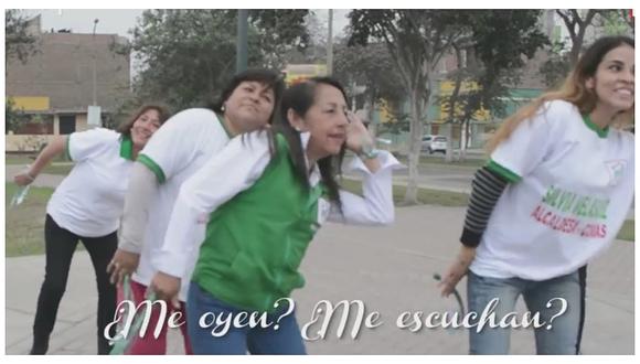 ​Candidata a la alcaldía de Comas hace el 'Thalía Challenge' para captar votos (VIDEO)