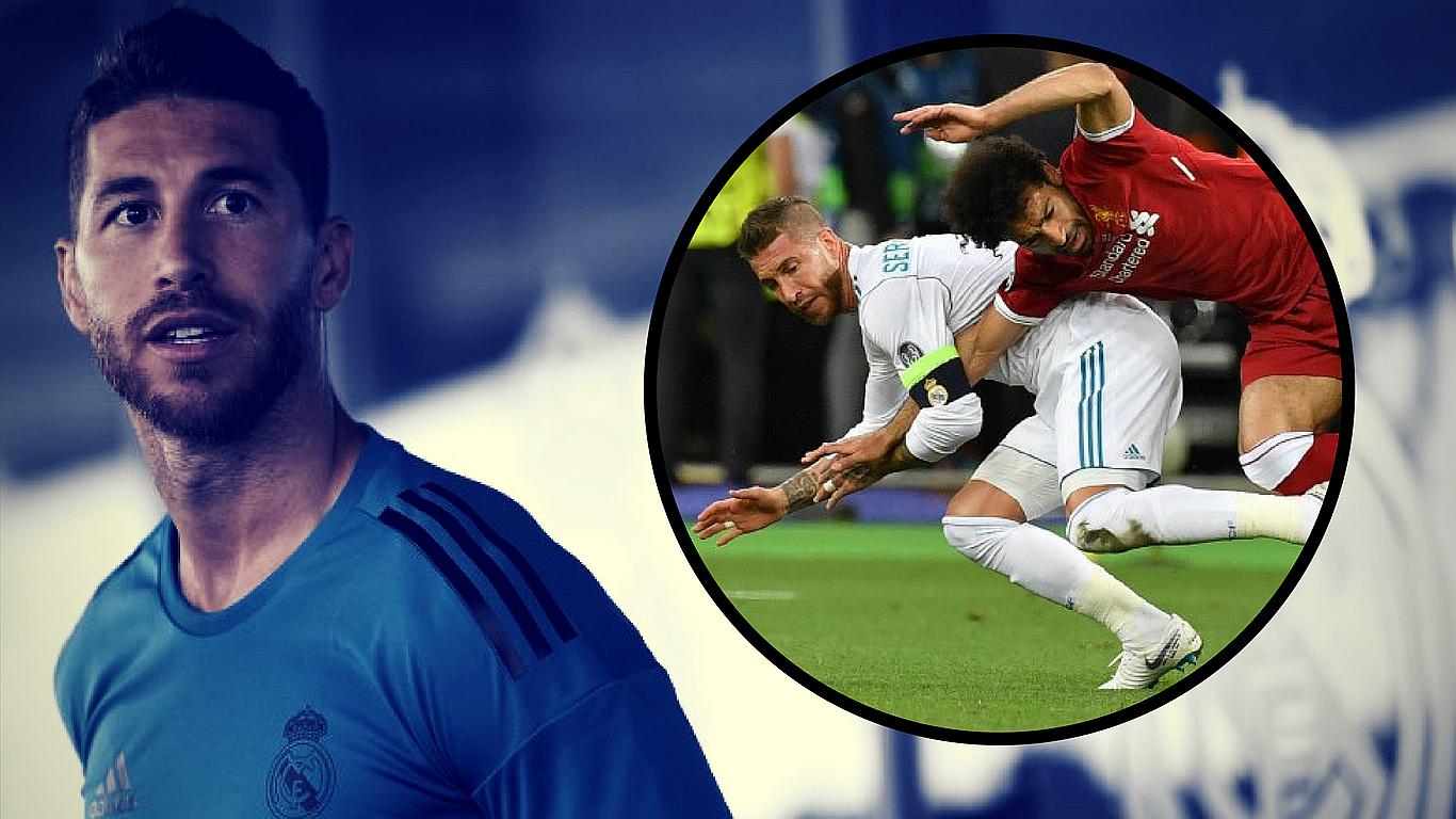 Reúnen más 300 mil firmas para que sancionen a Sergio Ramos por lesión a Mohamed Salah