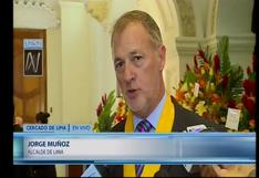 Jorge Muñoz: “Nosotros no hemos firmado contratos tocados por la corrupción" (VIDEO)