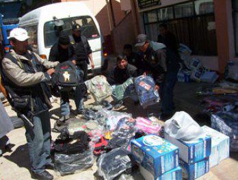 PNP incautó más de $ 5 millones en mercancía