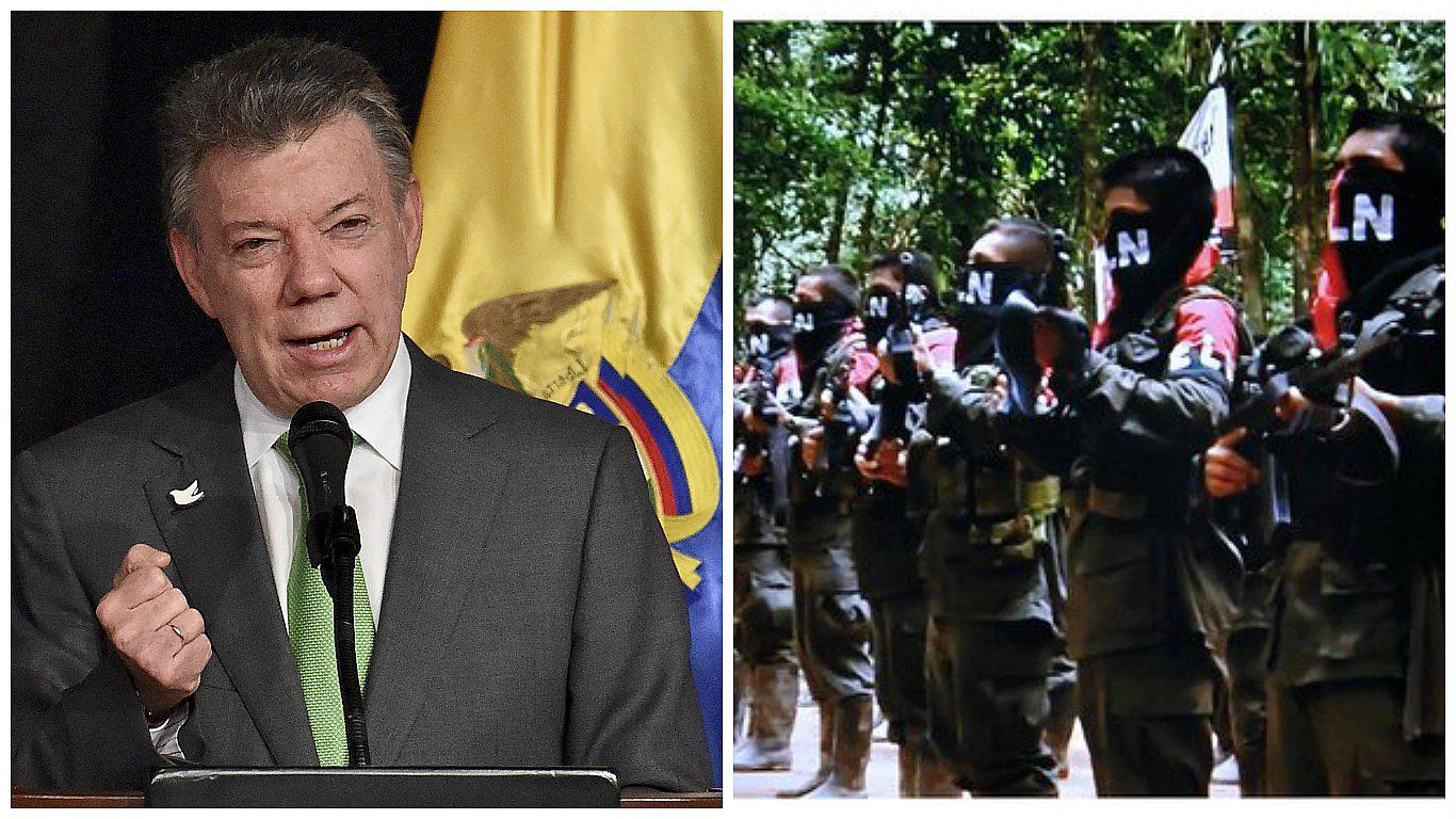 Juan Manuel Santos reitera que diálogo de paz con ELN solo empezará tras fin de secuestros