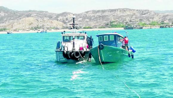 Intervienen nave de pesca de Ecuador