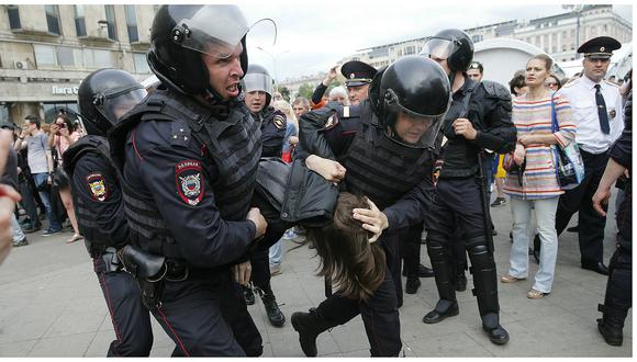 Rusia: 2.000 detenidos en protestas antigubernamentales en Moscú y San Petersburgo (VIDEO)