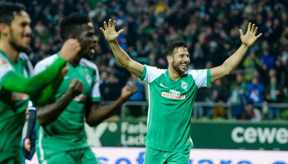 Gol de Claudio Pizarro clasificó al Werder Bremen a la semifinal de la Copa Alemana