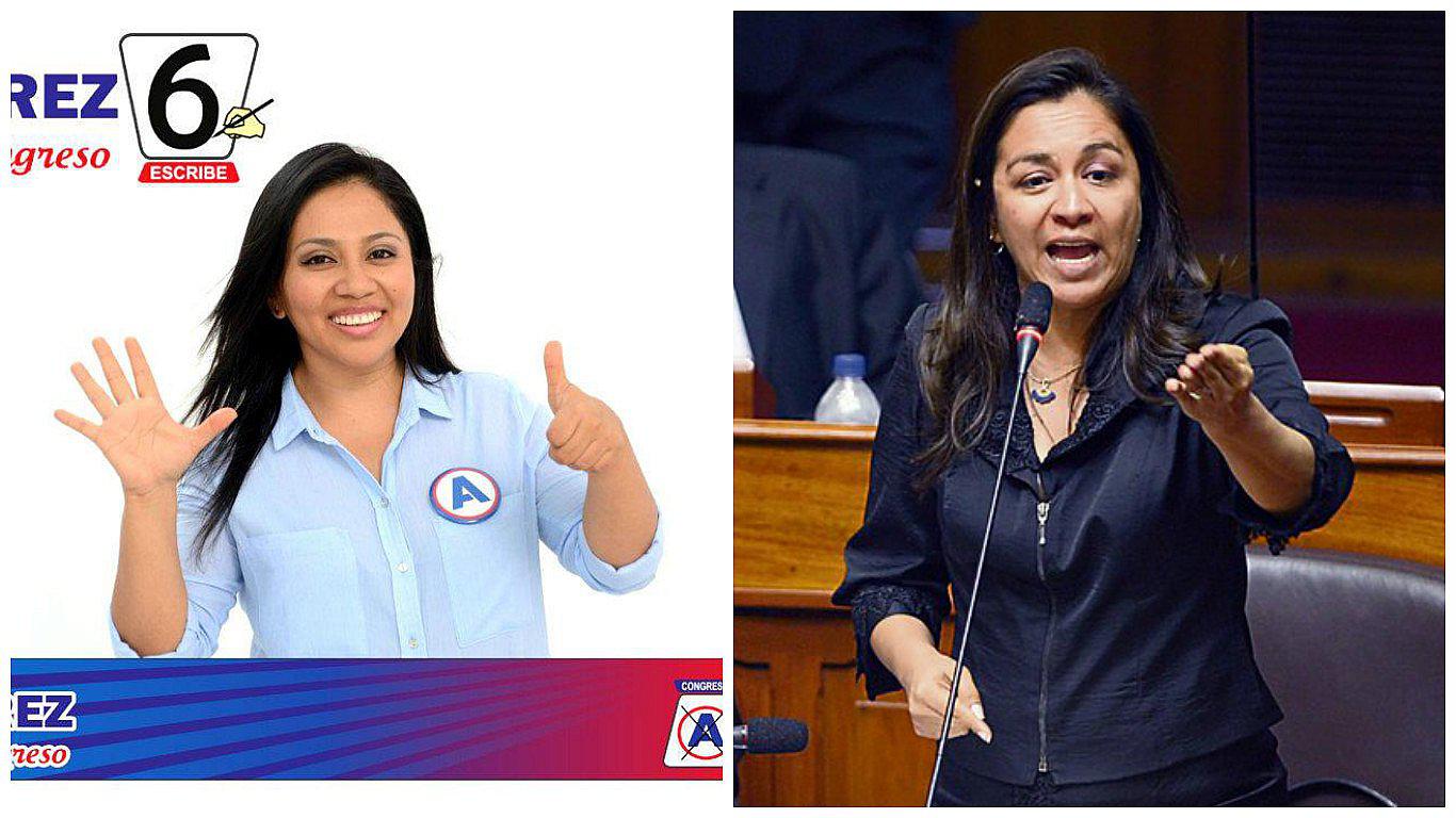 ​Vicepresidenta Marisol Espinoza lucha voto a voto por una curul en el Congreso