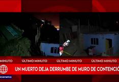 Carabayllo: un bebe de 6 meses murió sepultado tras derrumbe de muro de contención