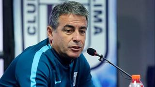 Bengoechea afirma que la disciplina en Alianza Lima es como el ‘Pico y placa’