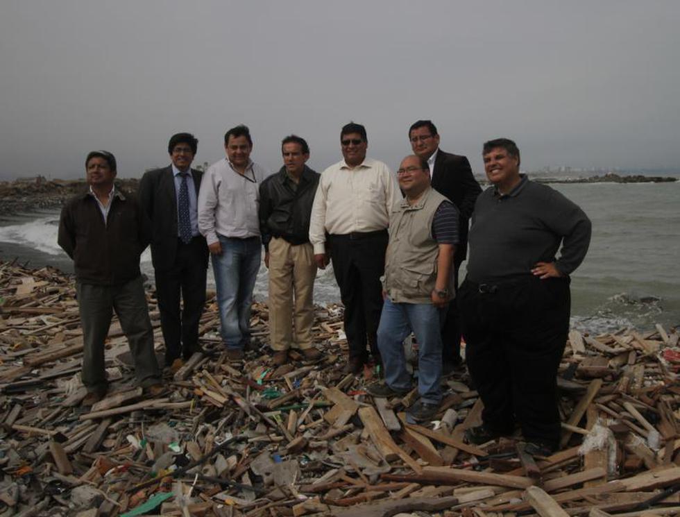 Autoridades inspeccionaron la Costa Verde y la contaminación de la zona (FOTOS)