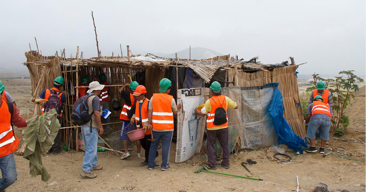 Desalojan invasores de la Zona Arqueológica "Quebrada Santo Domingo"