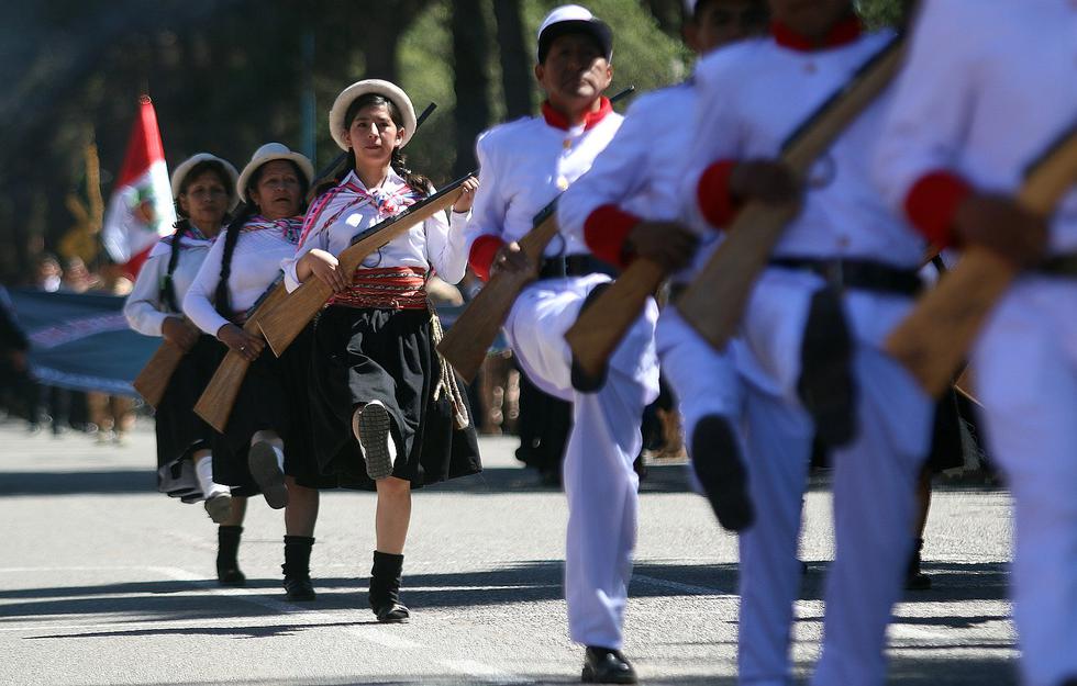 Así fue la parada y desfile por Fiestas Patrias en Cusco (FOTOS)