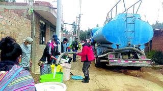 Más de 200 familias reciben dotación de agua en el distrito de El Tambo