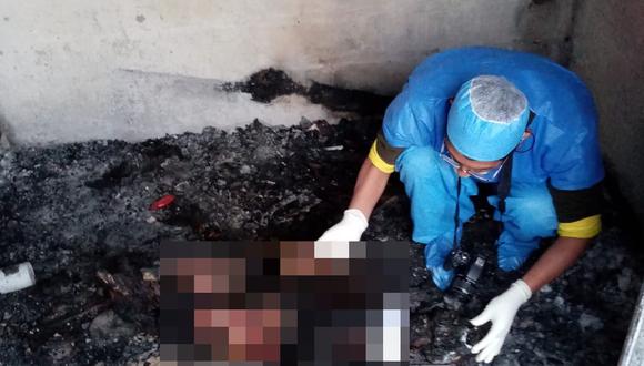 Incendio provocó la muerte de una persona en Arequipa (Foto: Difusión)