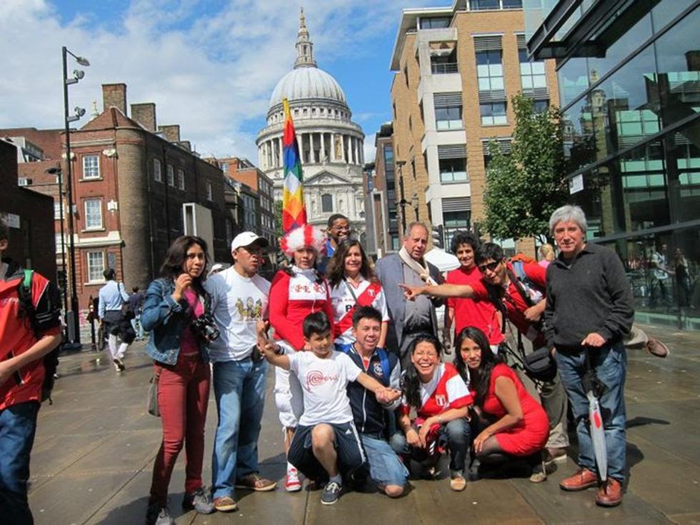 Perú - Inglaterra: Así vivieron los hinchas peruanos en Wembley
