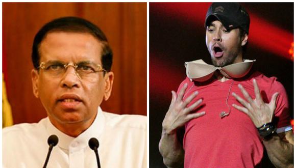 Presidente de Sri Lanka: Organizadores del concierto de Enrique Iglesias merecen ser azotados 