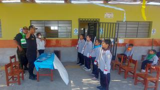 Juramentan policias escolares en Santa Cruz de Villacurí y 12 instituciones educativas de Ica  