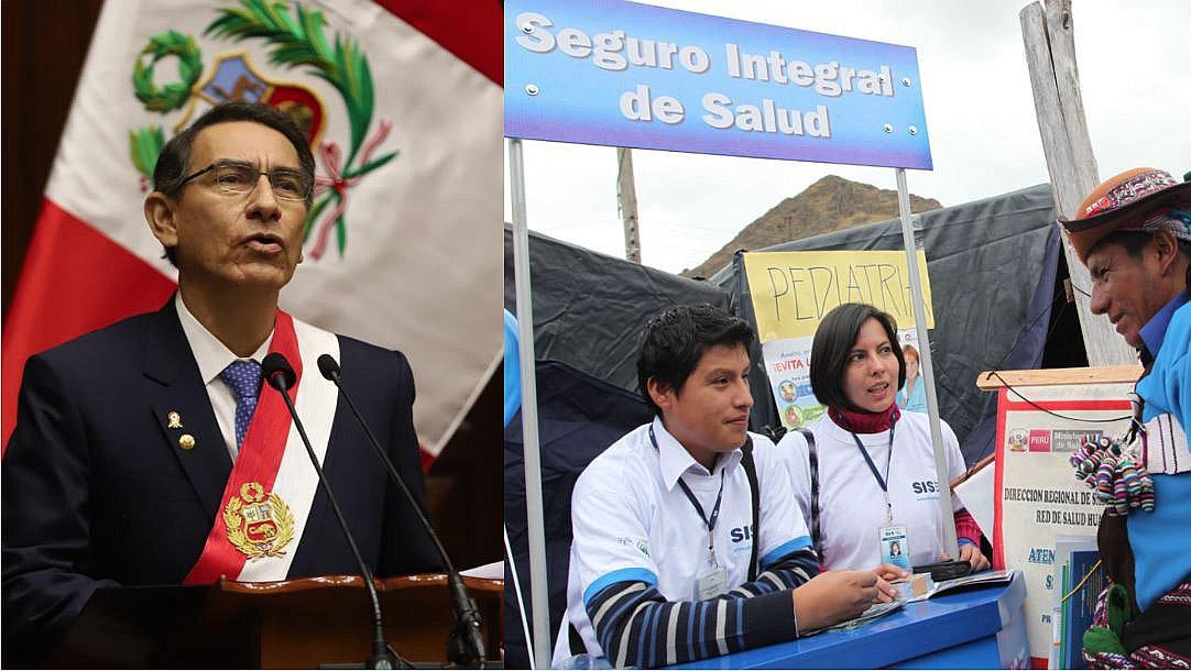 Martín Vizcarra anuncia que condición socioecónomica no será determinante para acceder al SIS 