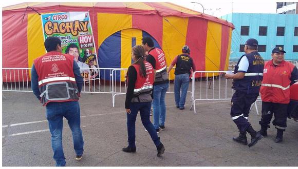 Callao: Municipalidad cierra circo de "Cachay" por no contar con licencia (FOTOS)