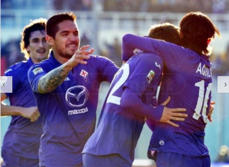 Fiorentina venció 1-0 al Sassuolo con Vargas en cancha