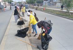 Piura: Recogen 30 toneladas de residuos en la avenida José Aguilar Santisteban
