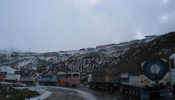 Carretera Central: PNP retiene 40 camiones en feriado largo
