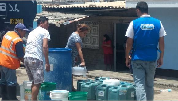 Sunass supervisa abastecimiento de agua a usuarios de Sedalib 