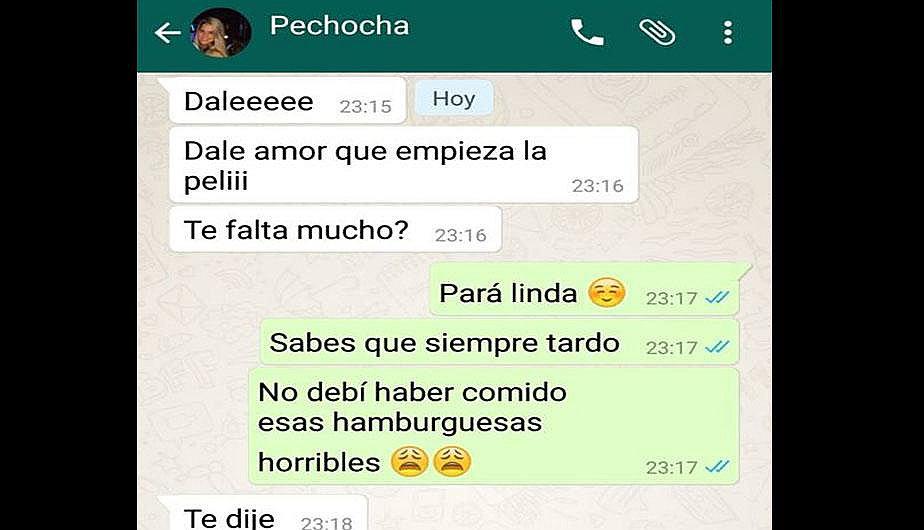 ​WhatsApp: Macabra conversación de pareja termina de la peor manera [FOTOS]